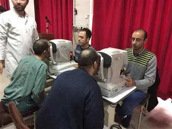 معاینه رایگان بیماران روانپزشکی مرکز آموزشی و درمانی رازی تبریز توسط جمعی از پزشکان متخصص و فوق تخصص چشم پزشکی