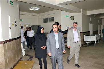 بازدید معاون درمان دانشگاه علوم پزشکی تبریز از مرکز آموزشی و درمانی رازی  