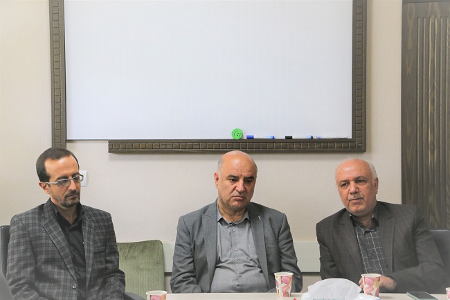 مراسم تودیع و معارفه مسئول حراست مرکز 