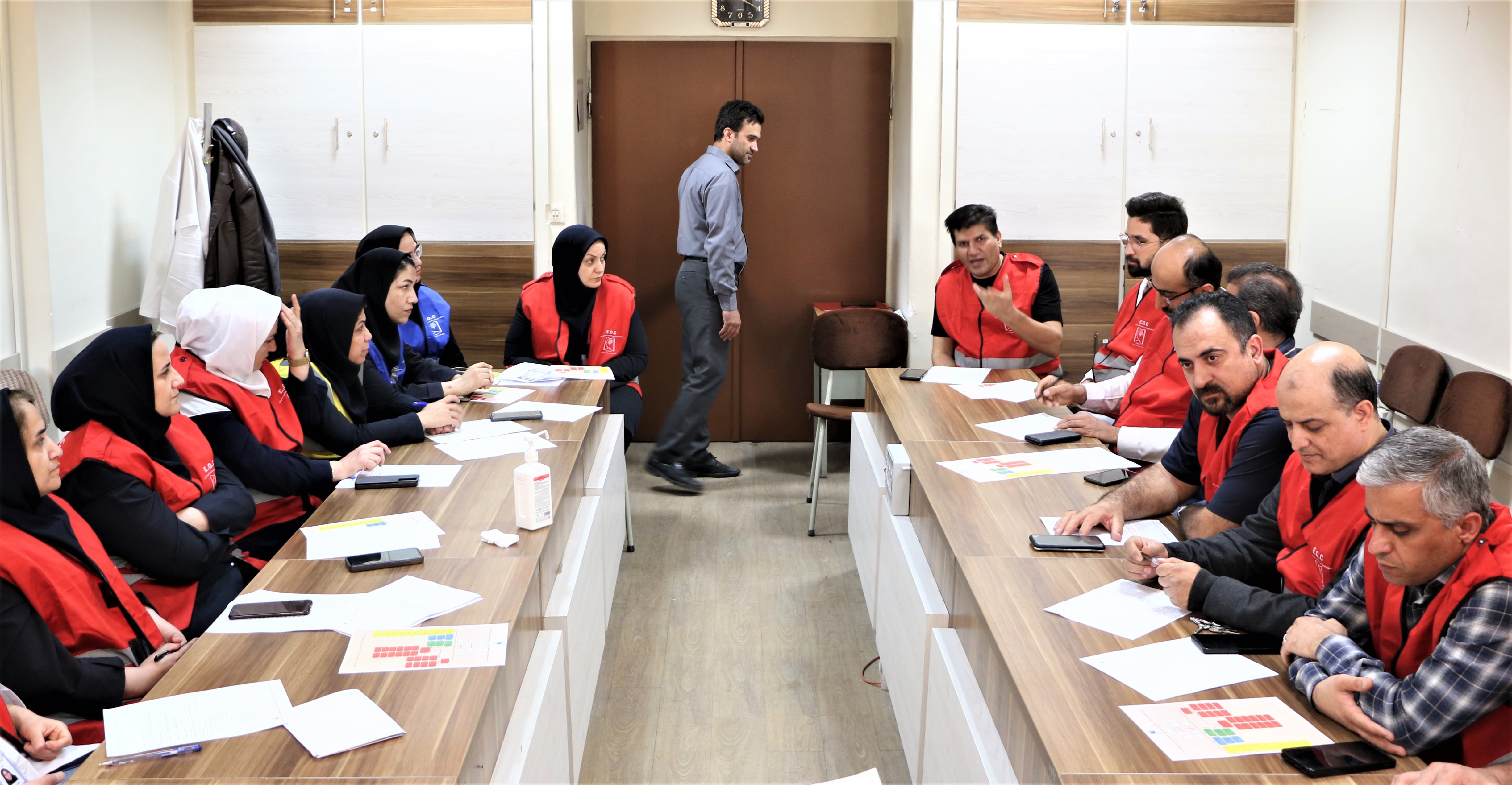 برگزاری مانور دورمیزی