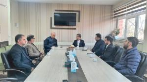 جلسه تیم مدیریت اجرایی بیمارستان رازی با دکتر رضا صدیقی نماینده مردم شریف تبریز اسکو و آذرشهر در مجلس شورای اسلامی