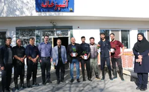 تجلیل از کارکنان مرکز آموزشی و درمانی رازی تبریز در آستانه سال نو