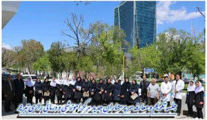 جلسه تکریم و معارفه سرپرستاران جدید در مرکز آموزشی و درمانی رازی تبریز 
